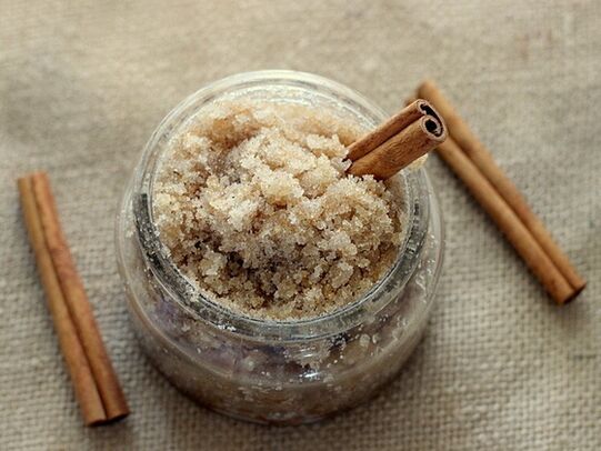 gommage corporel pour les soins de la peau